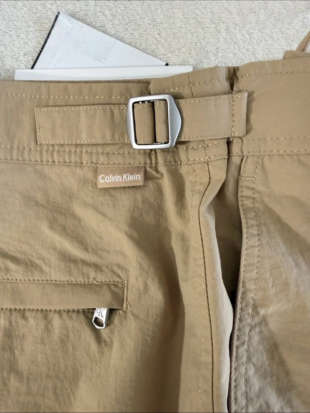 Calvin Klein Men's Tan Swim Trunks